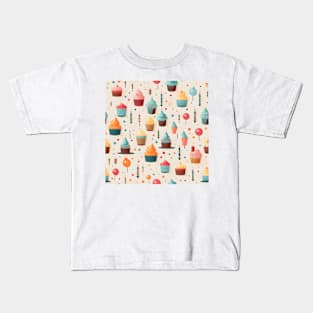 Happy Birthday Party Celebration Pattern 3 Kids T-Shirt